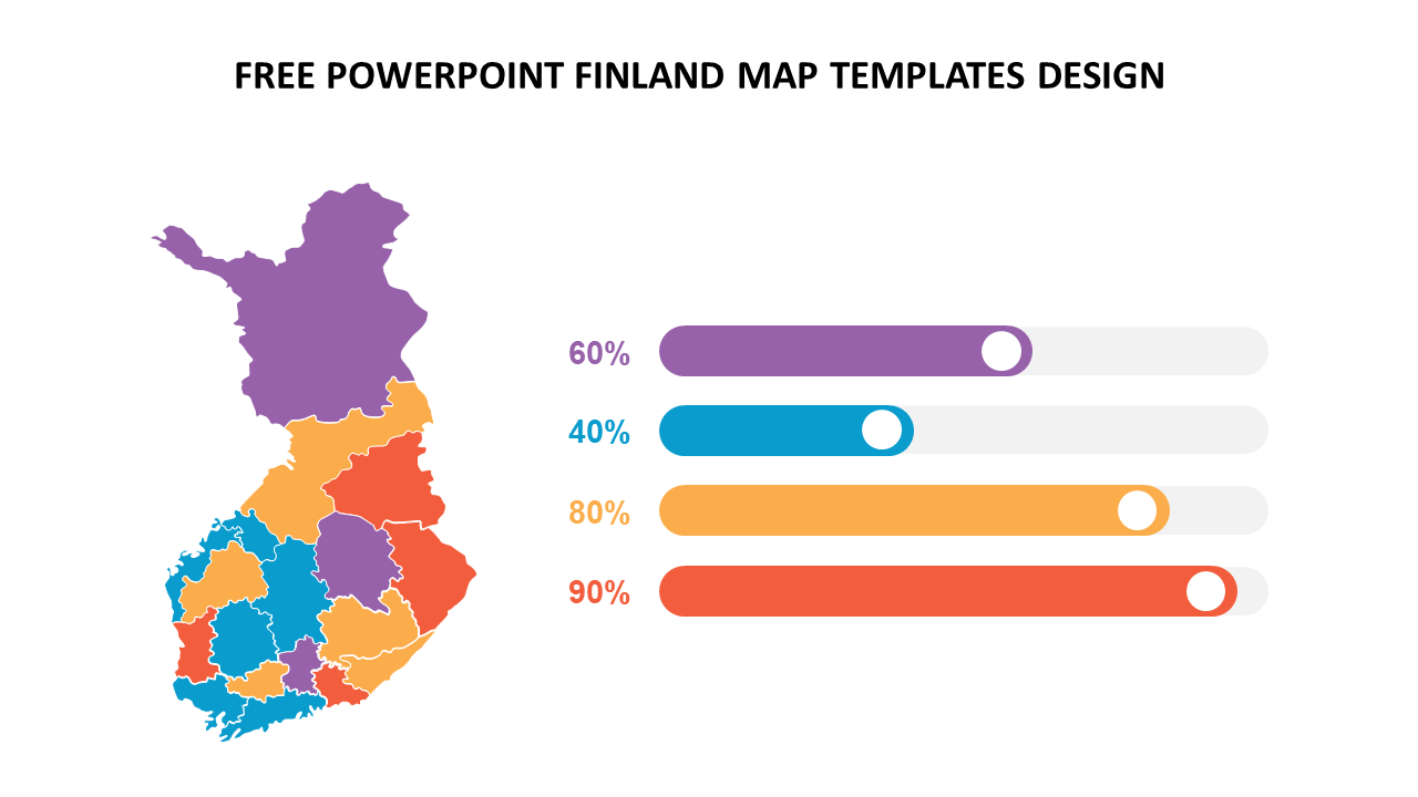 free powerpoint finland map templates design